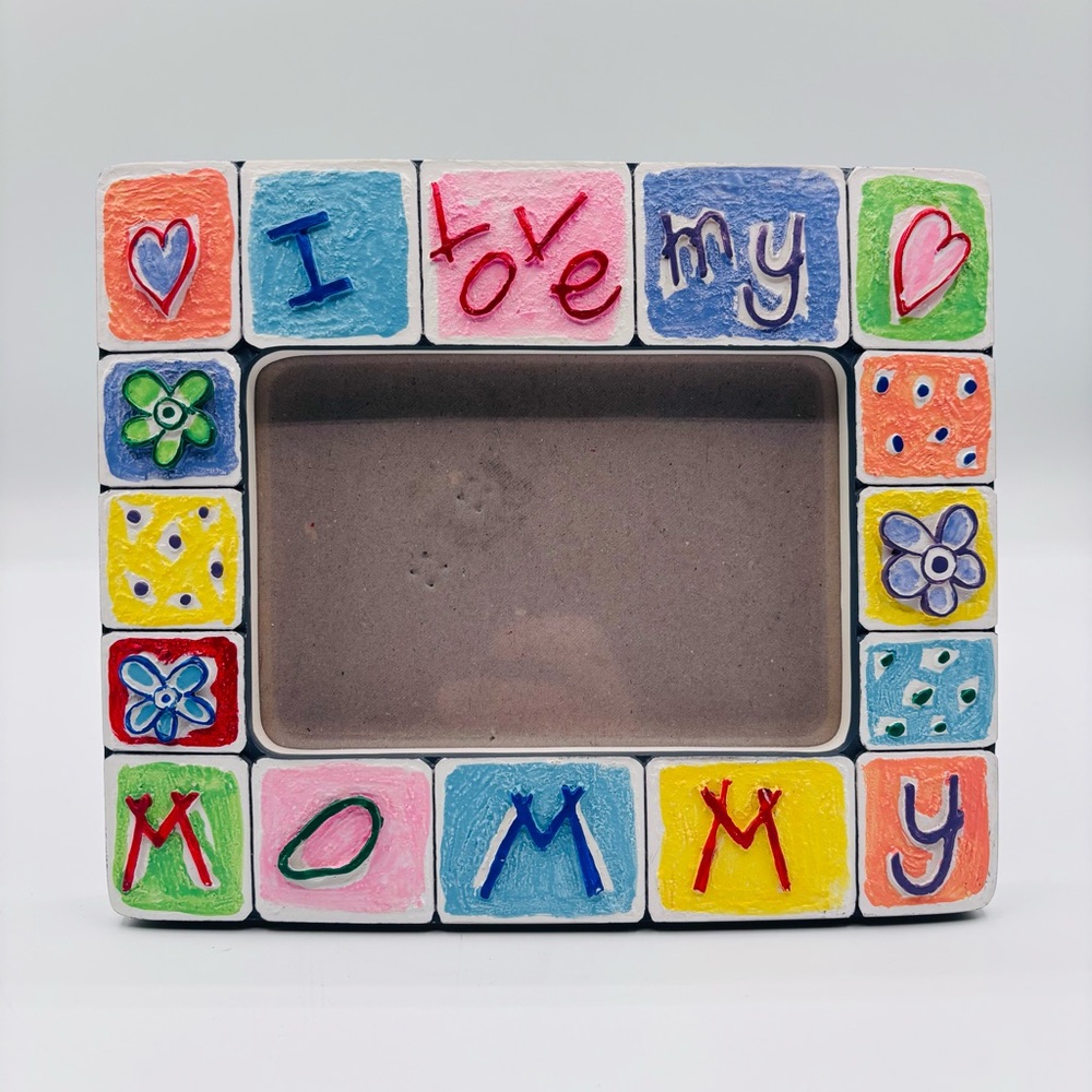 Colorful 'I Love My Mommy' Picture Frame (Fits 3.5 x 5 picture)
